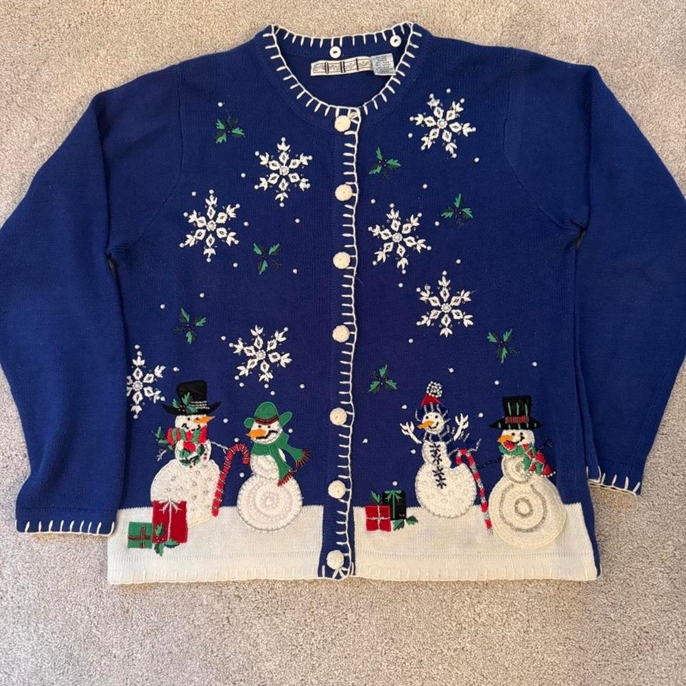Christmas Sweater blue